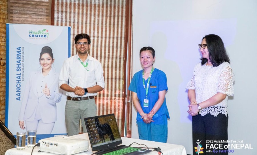 healthy choice clinic co sponsor of face of nepal 2023